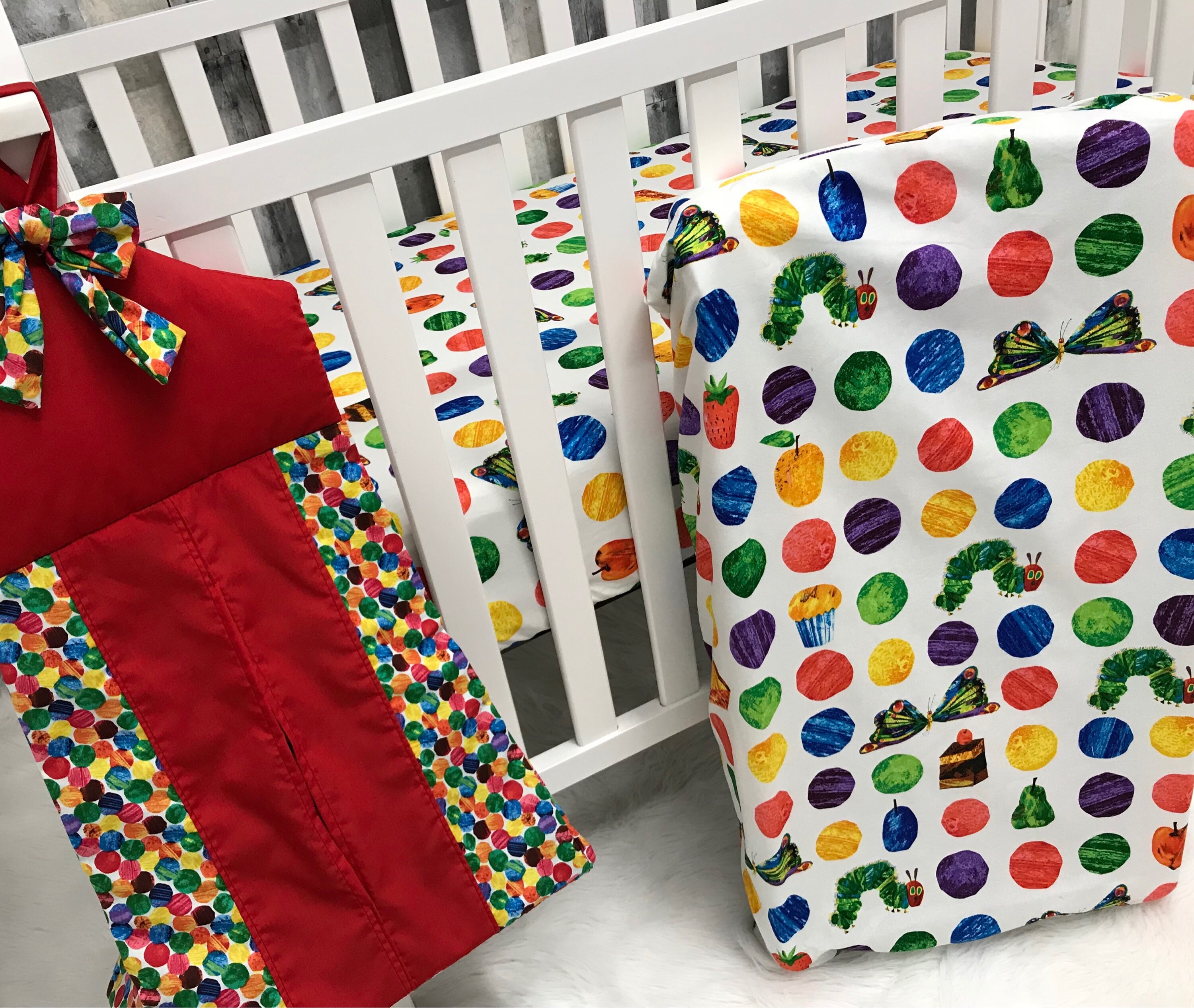 hungry caterpillar cot set