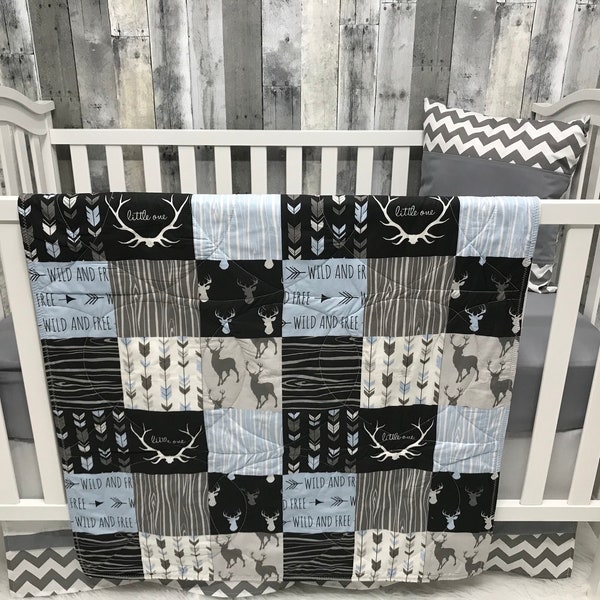 Deer Nursery Bedding Etsy