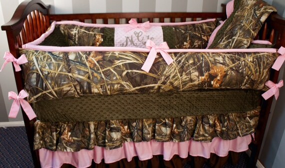 Custom Made Baby Crib Bedding Realtree Advantage Max 5 Camo Etsy
