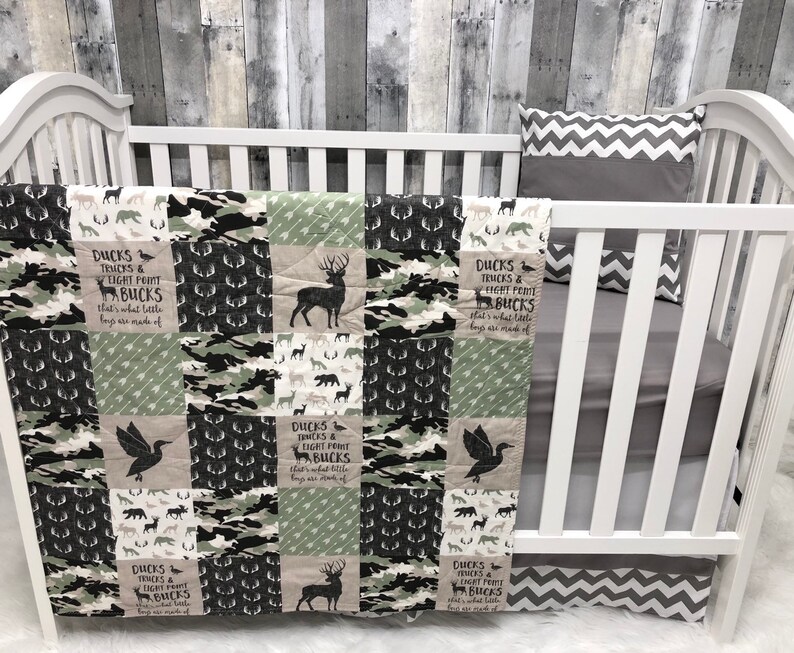 Baby Nursery Set Baby/Toddler Blanket Buck Ducks Etsy