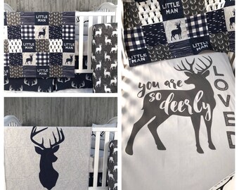 hunting crib bedding