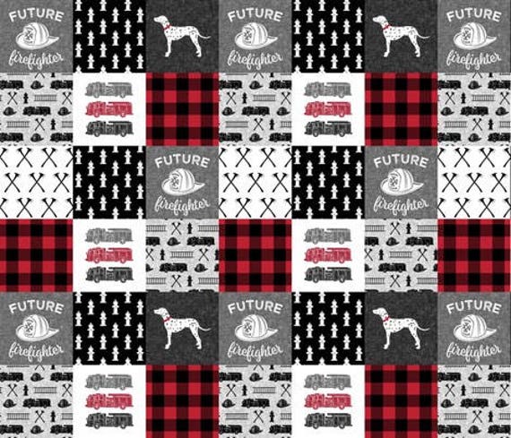 baby boy fire truck crib bedding