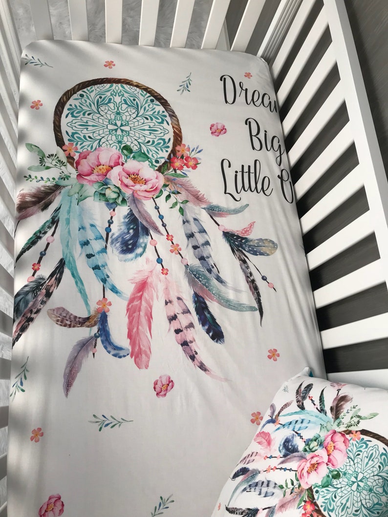 Baby Girl Nursery Bedding Set Baby Mermaids Sea Floral Etsy