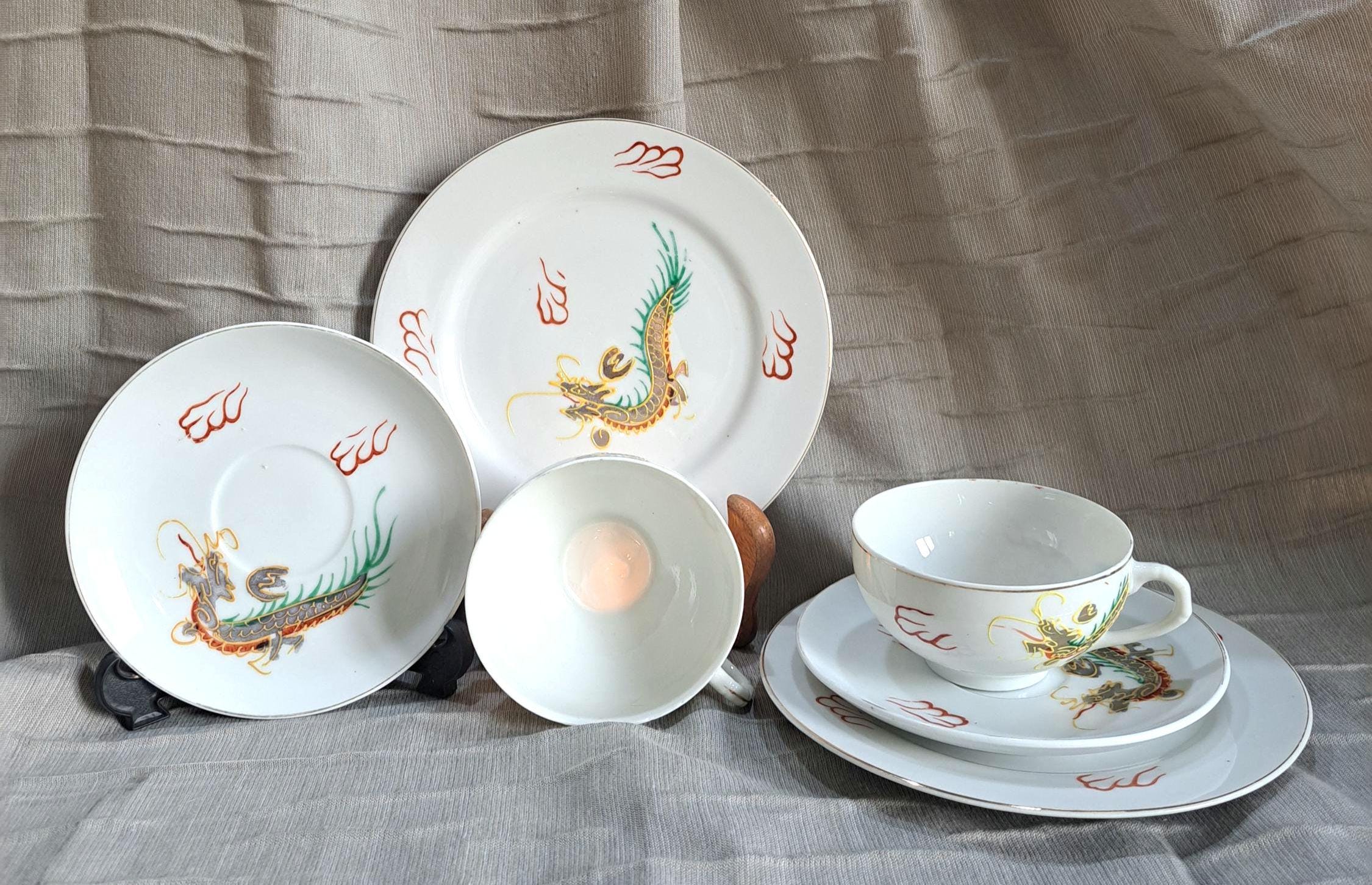 Dragon Tea Cup Lithophane Geisha - Etsy