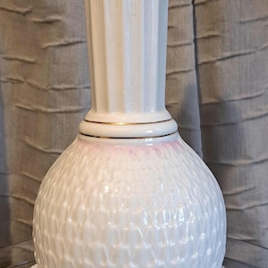 Vintage Belleek Vase, Irish porcelain.