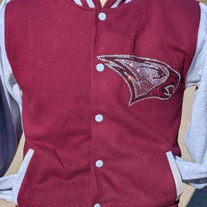 NCCU Eagle Rhinestone FLEECE jacket