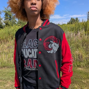 WSSU RAMS  Ramily Rhinestone FLEECE jacket