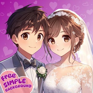 Casal Personalizado Anime PFP | Retrato de Anime Fofo, Personagem Original, Arte de Mangá | Presente de Aniversário ou Dia dos Namorados, Ícone do Discord, Encomenda de Personagens Originais