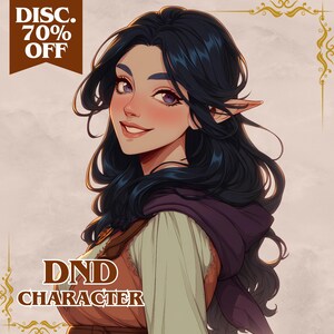 DnD Commission, DND character portrait art, DND party custom commission, DND, Dungeons and Dragons, group portrait, character design, Rpg.