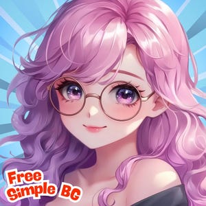 Custom Anime PFP | Character Commission | Profile Picture for Twitch, Vtuber, Pngtuber | Social Media Icon | Anime PFP Art
