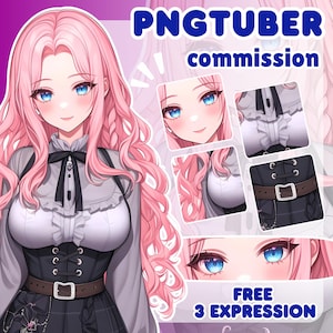 Custom PNGTuber | PNGTuber Avatar | PNGTuber Model | PNGTuber Commission | PNGTuber Anime | PNGTuber for Streamer | PNGTuber Art | Veadotube