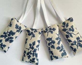 Lavender Bags , Blue Floral -Grey Gardens