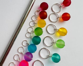 Rainbow Stitch Markers by RosyRetro - FROSTED BON BONS