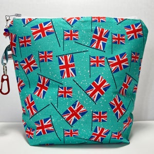 British Flag Knitting Project Bag -  British Retro