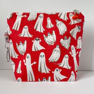 Halloween Project bag for knitting- Ghost Party