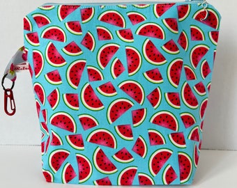 Watermelon Knitting project bag, 3 Sizes! - WATERMELON SUGAR