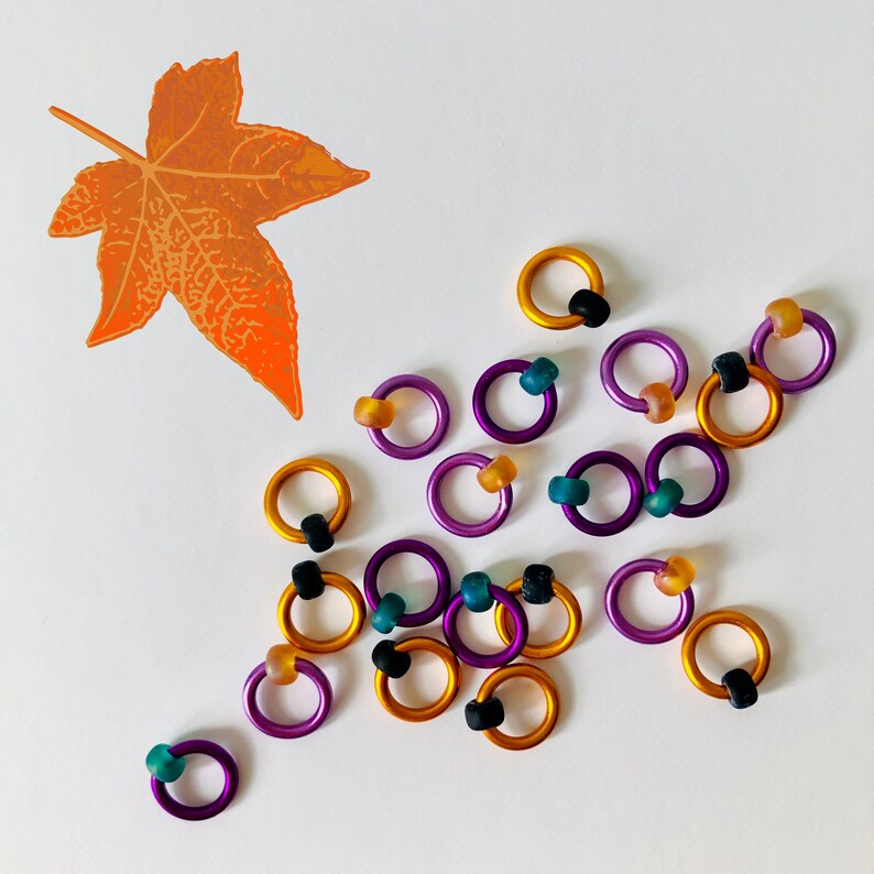 HALLOWEEN RINGOS Knitting stitch markers