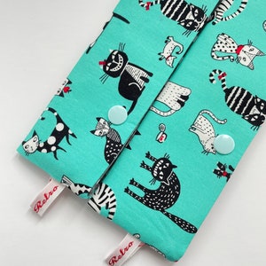 Cat Knitting sock needle case  for Double Pointed Sock Knitting Needles
