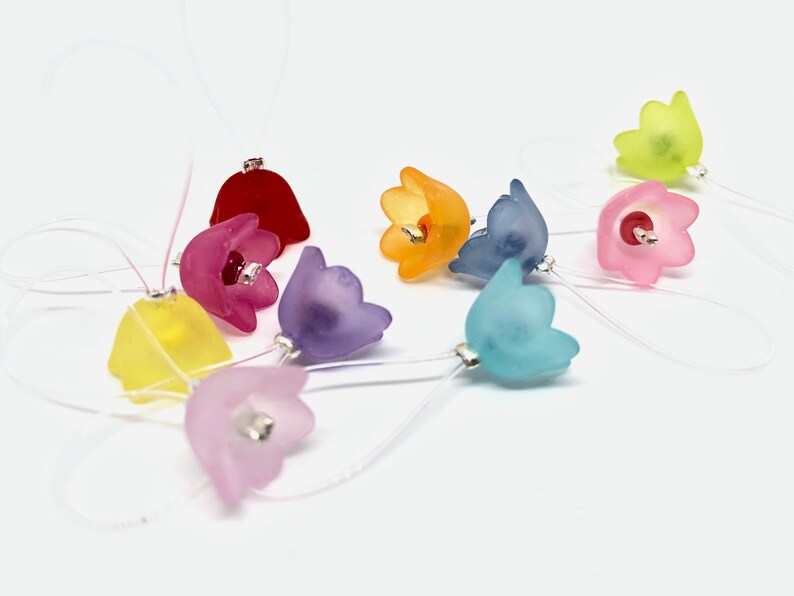 Stitch markers for knitting snag free JELLY FLOWERS Etsy