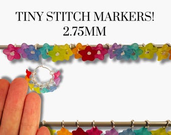 Maschenmarkierer für Sockenstrickmuster - Teeny Flowers