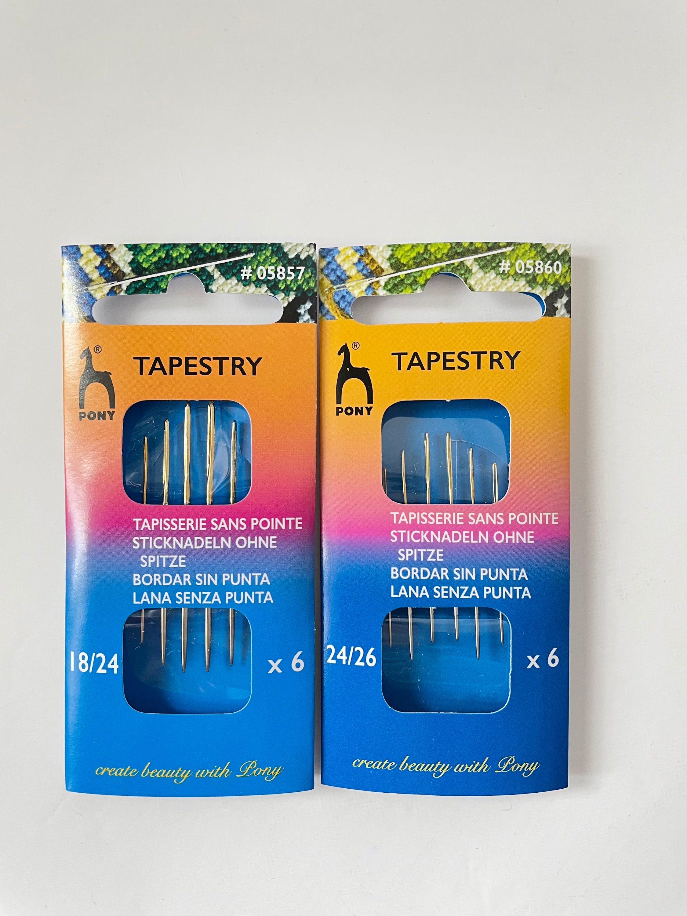 Boye Tapestry Needles -size 20 (set of 6 needles) for needlepoint, plastic  canvas