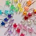 Star Stitch Markers for knitting  -  DISCO DARLIN 