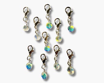 Crochet Stitch Markers - Crystal Tears