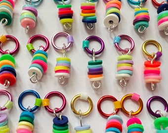 Candy Stitch Markers in Rainbow Sweet Colours - Sweetie Pops