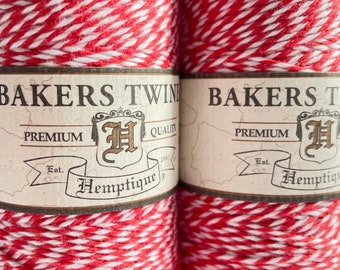 Bakers Twine - Candy Cane Twist