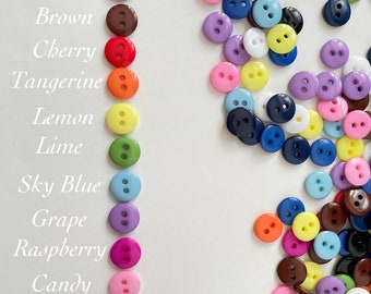 9mm Buttons  - ASSORTED