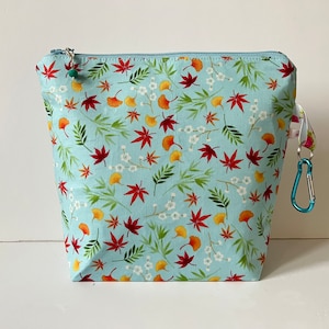 Knitting project bag Small  - Fall Leaves