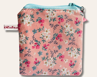 Pink Floral Knitting Case for Notions - SUGAR FLOWERS