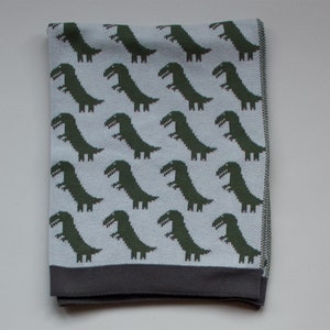 Combed Cotton Baby Blankets Dinosaur