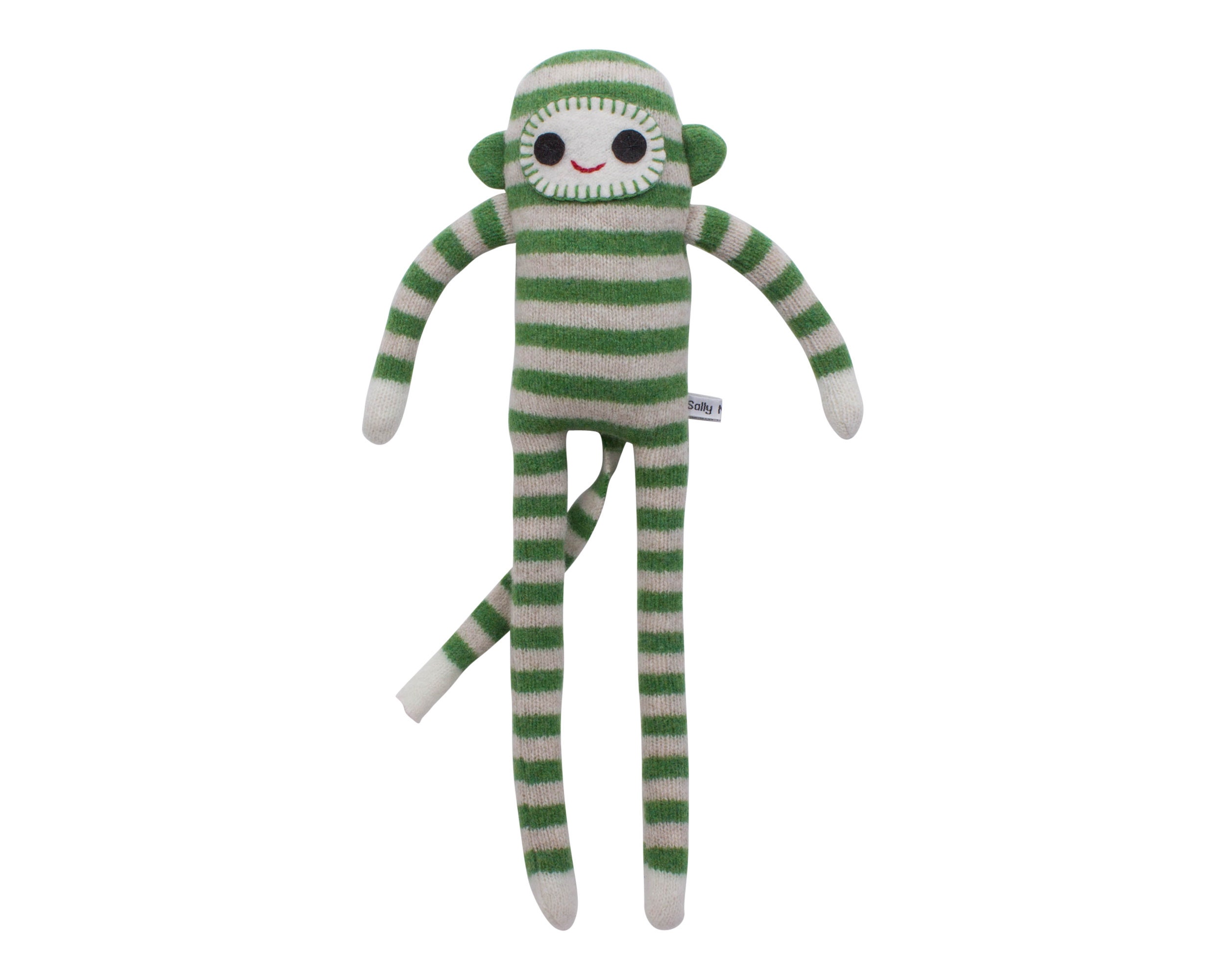 Stripy Monkeys in Knitted Lambswool - Etsy