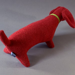Knitted Lambswool Dachshund Dog image 5