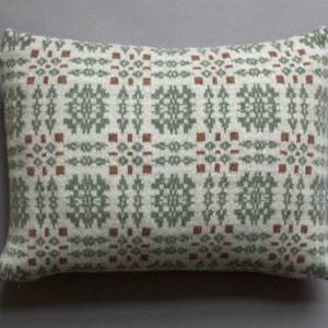 Welsh Check Cushion in Knitted Lambswool