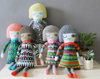 Lambswool Dolly in Knitted Lambswool