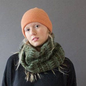 Fairisle Lambswool Snood Green