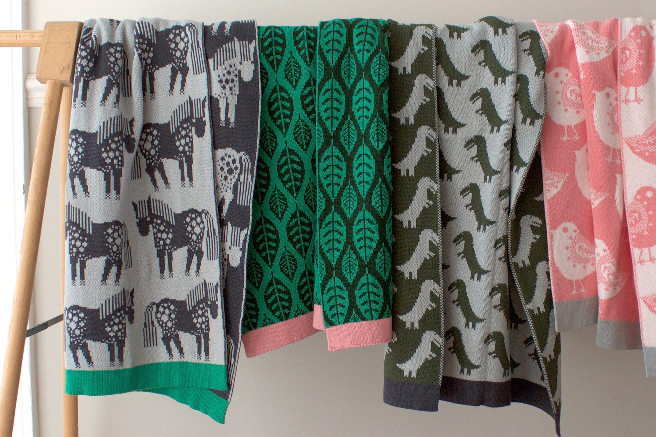 Knitted Cotton Baby Blankets Etsy