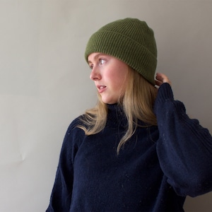 Beanie Hat in Knitted Lambswool, 11 colours available!
