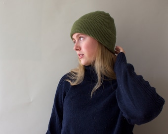 Beanie Hat in Knitted Lambswool, 11 colours available!