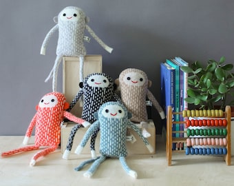 Baby Monkeys in Knitted Lambswool