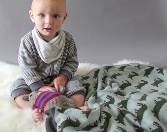 Couvertures pour bébés en coton peigné