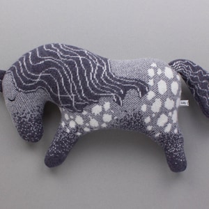 Knitted Lambswool Horse Dapple