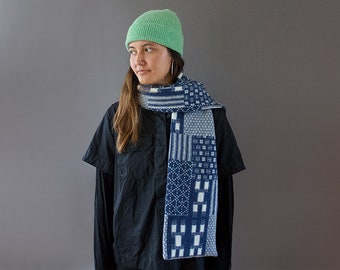 Patchwork Ikat Lambswool Scarf