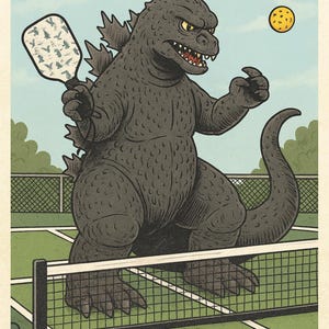 キング・オブ・モンスターズ ピックルボールセット ゴジラ怪獣スポーツギフト