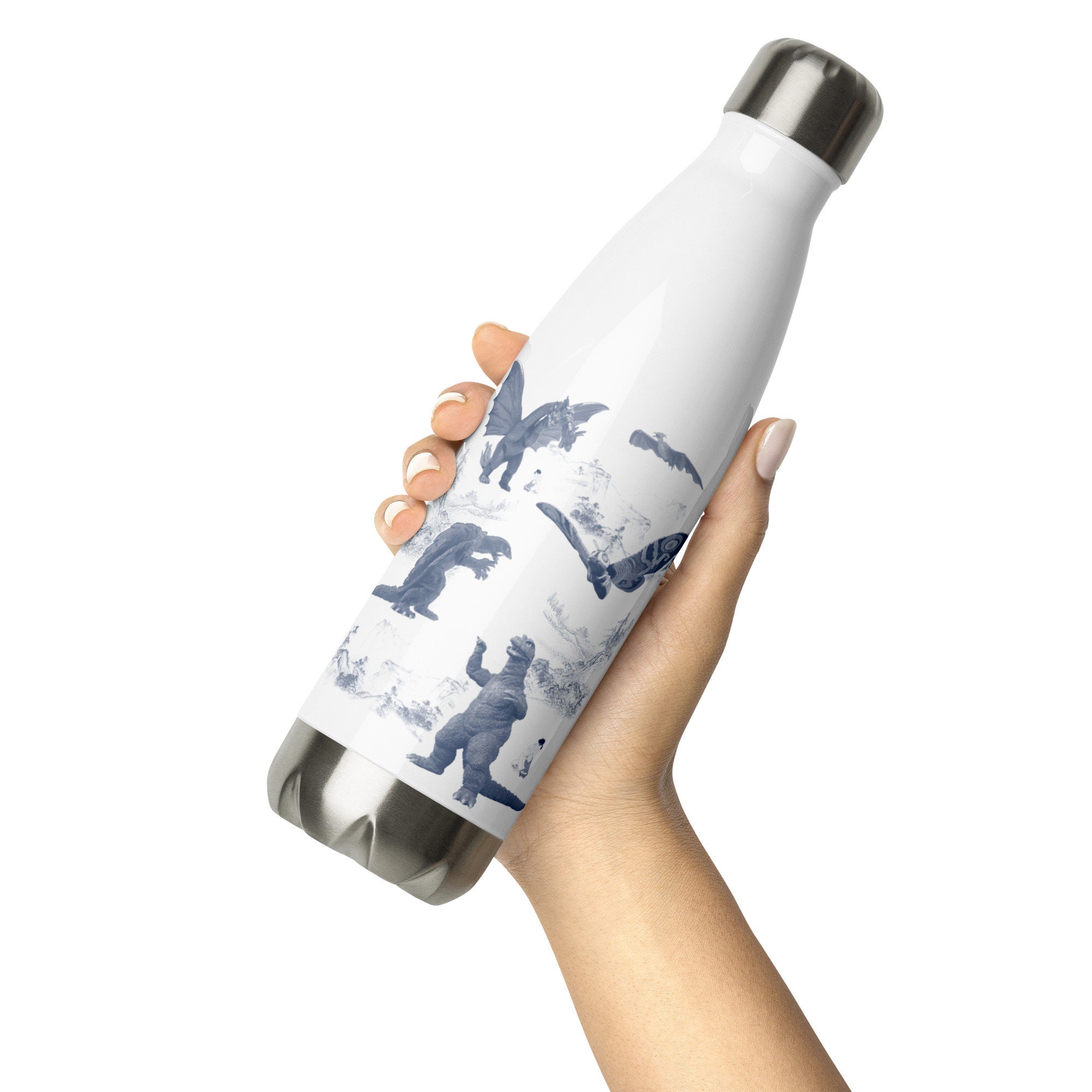 Vegan Godzilla Water Bottle