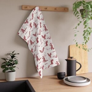 King of Monsters Kaiju Cotton Kitchen Towel, 100 % Cotton Twill Monster Tea Cloth,  Japanese Inspired Towel, Godzilla Movie Fan Gift