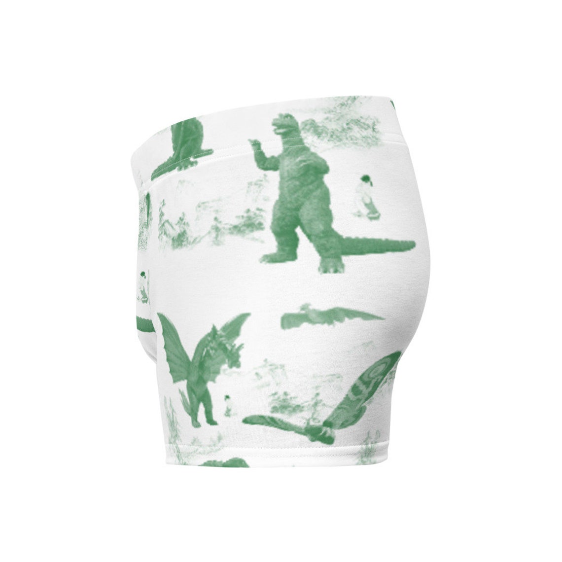 Godzilla Mens Boxer Briefs Green Mothra King Ghidorah and Etsy