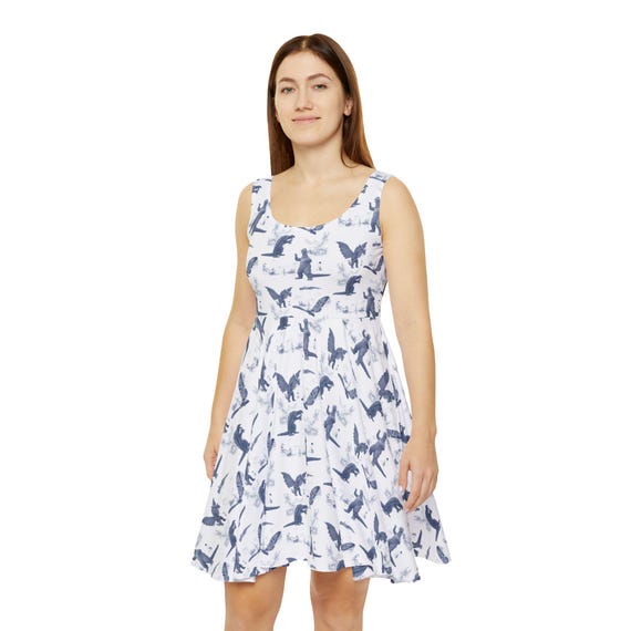geeky skater dress Cosplay Women's Skater Dress, Science Fiction Movie Retro Clothing, Sci Fi Gift, Summer Dress, Geek Chic Fashion, Summer Convention dress